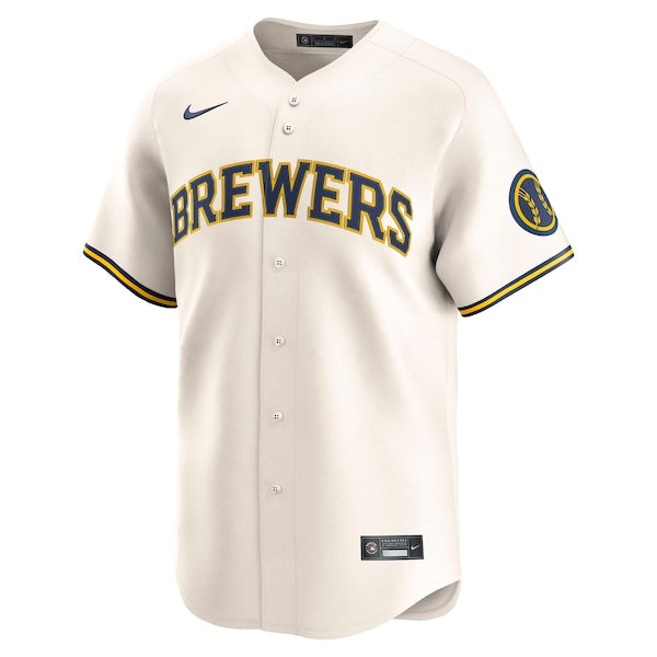 Milwaukee Brewers Nike Home Limited Jersey - Cream - Image 2