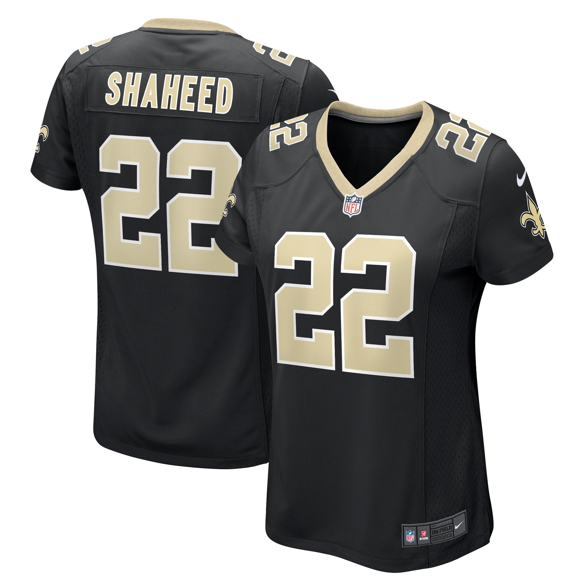 Rashid Shaheed New Orleans Saints Nike Women's Alternate Game Jersey - White/Black - Image 6