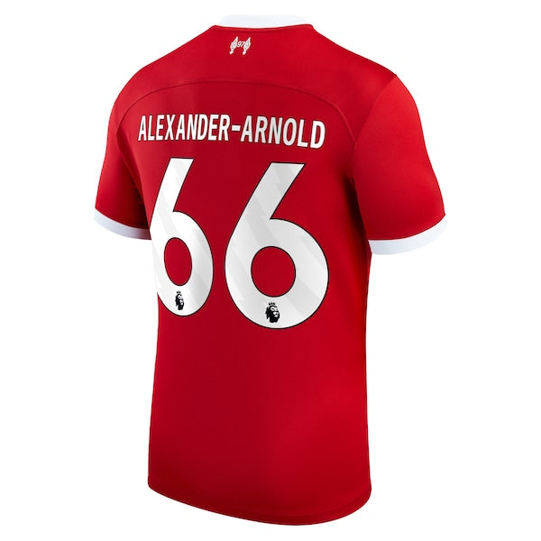 Trent Alexander-Arnold Liverpool Nike 2023/24 Home Replica Player Jersey - Red/White - Image 4