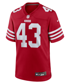 Alternative view of Eric Kendricks San Francisco 49ers Nike Team Game Jersey -  Scarlet