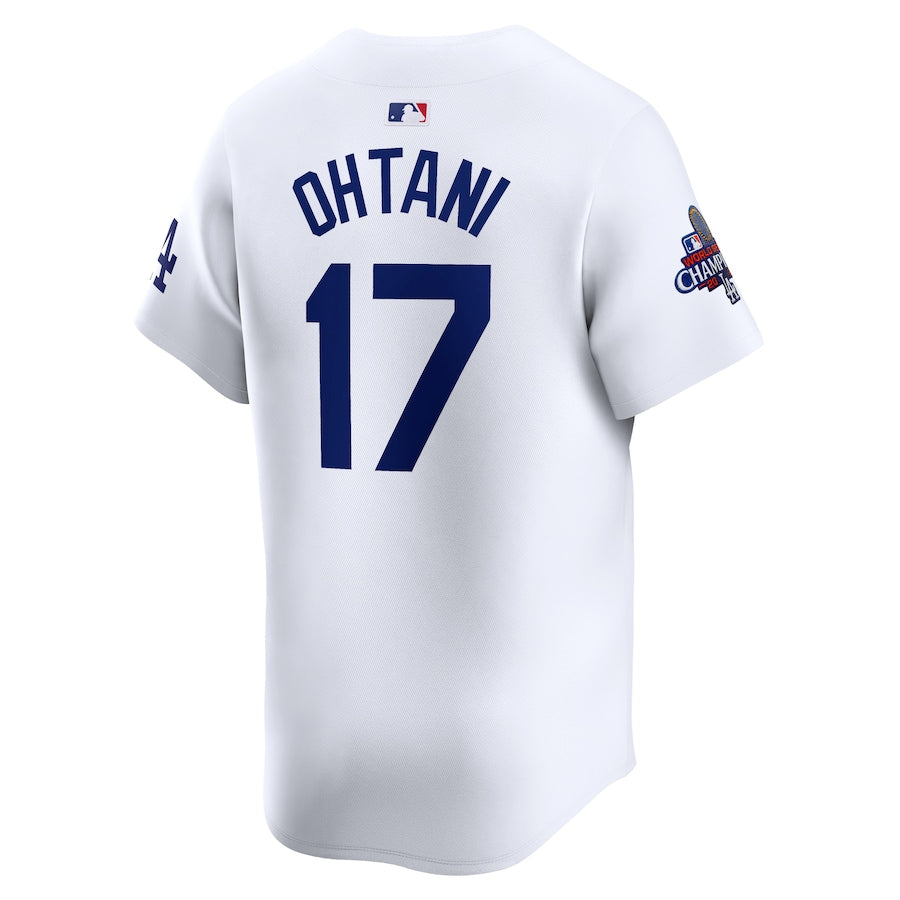 Shohei Ohtani Los Angeles Dodgers Nike 2024 World Series Champions Home Limited Player Jersey - White - Image 3