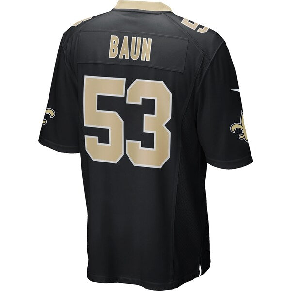 Zack Baun New Orleans Saints Nike Game Player Jersey - Black - Image 3