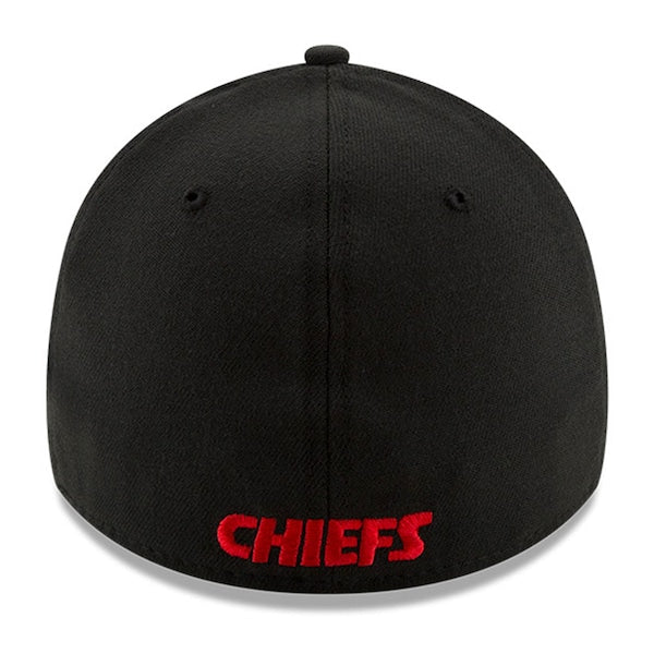 Kansas City Chiefs New Era Super Bowl LVIII Champions Side Patch 39THIRTY Flex Hat - Black - Image 4