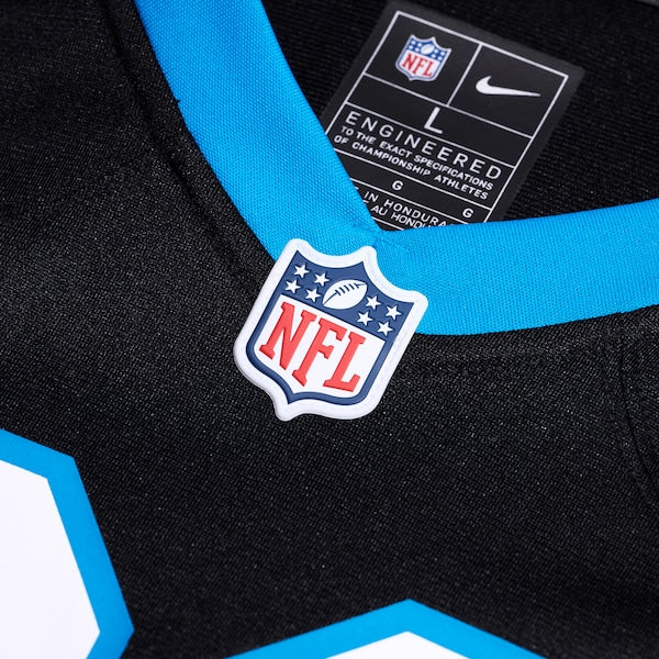Hunter Renfrow Carolina Panthers Nike Team Game Jersey - Black - Image 4
