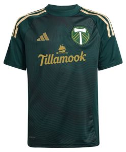 Alternative view of Jonathan Rodr¨ªguez Portland Timbers adidas Youth 2025 Forever Green & Gold Replica Player Jersey - Green