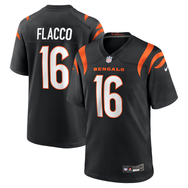Joe Flacco Cincinnati Bengals Nike Team Game Jersey - Black
