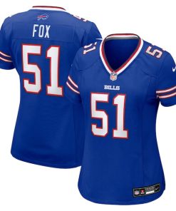 Morgan Fox Buffalo Bills Nike Women's Team Game Jersey -  Royal