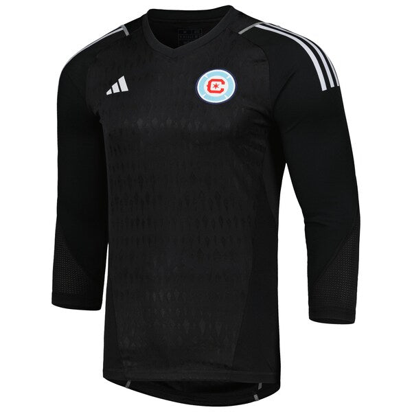 Chicago Fire adidas 2024 Goalkeeper Long Sleeve Replica Jersey - Black - Image 2