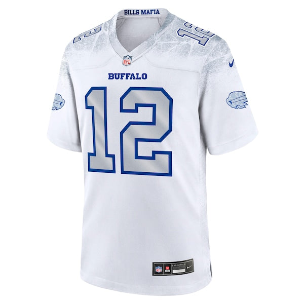 Jim Kelly Buffalo Bills Nike 2025 Rivalries Collection Retired Player Game Jersey - White - Image 2