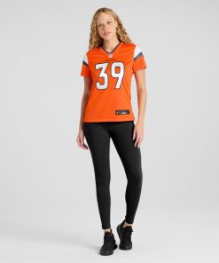 Levi Wallace Denver Broncos Nike Women's Team Game Jersey -  Orange