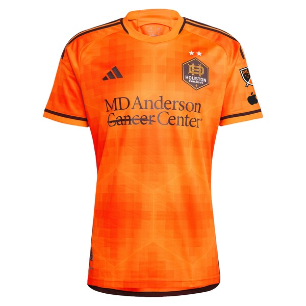 Houston Dynamo FC adidas 2024 El Sol Authentic Custom Jersey - Orange - Image 2