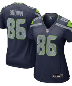 Pharaoh Brown Seattle Seahawks Nike Women's Team Game Jersey -  College Navy