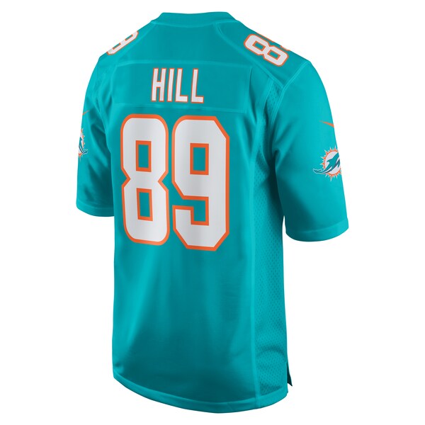 Julian Hill Miami Dolphins Nike Game Jersey - Aqua - Image 3