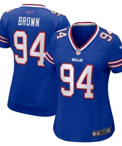 Andrew Brown Buffalo Bills Nike Women's  Game Jersey -  Royal