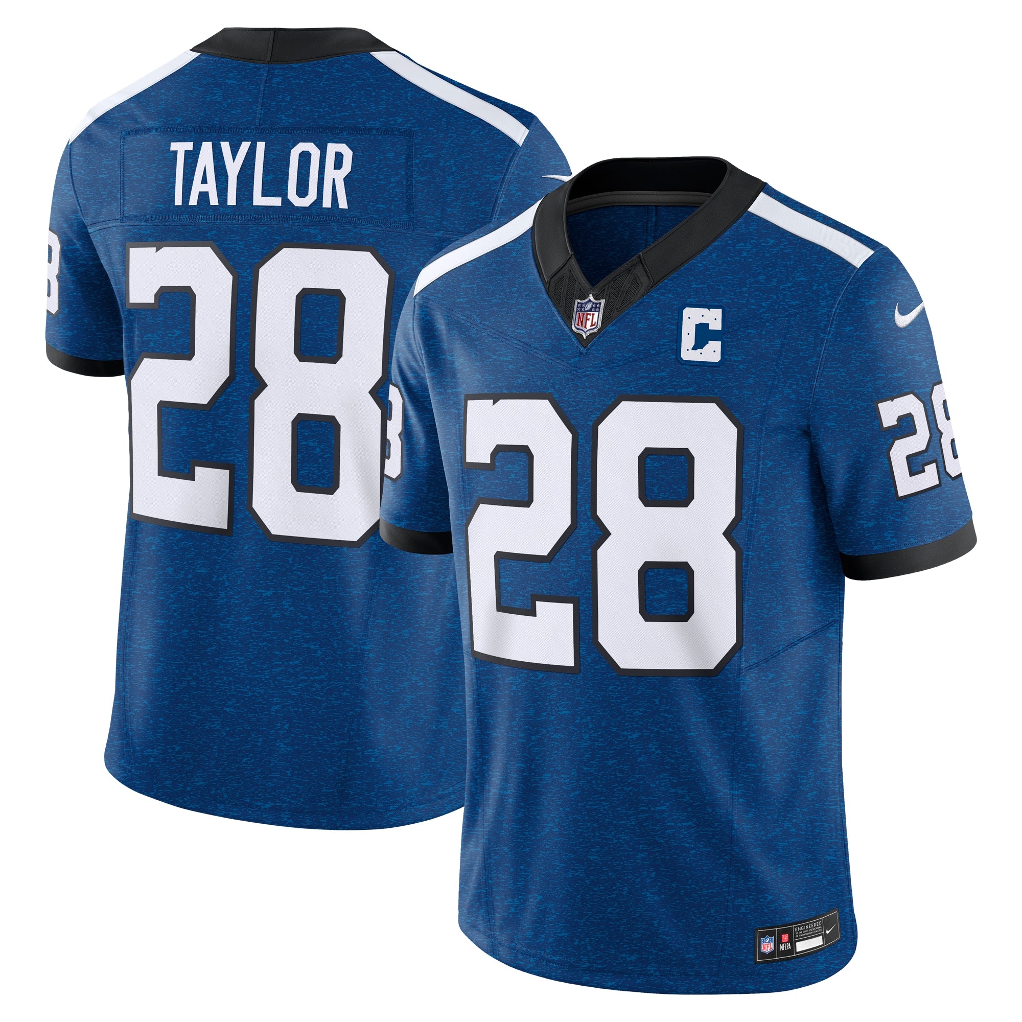 Jonathan Taylor Indianapolis Colts Nike Vapor F.U.S.E. Limited Jersey - White/Blue/Royal - Image 5