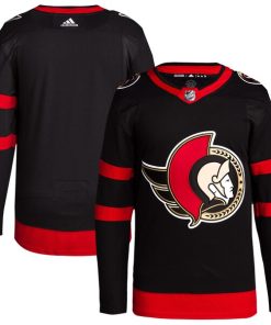 Ottawa Senators adidas Men's Home Primegreen Authentic Blank Jersey - Black