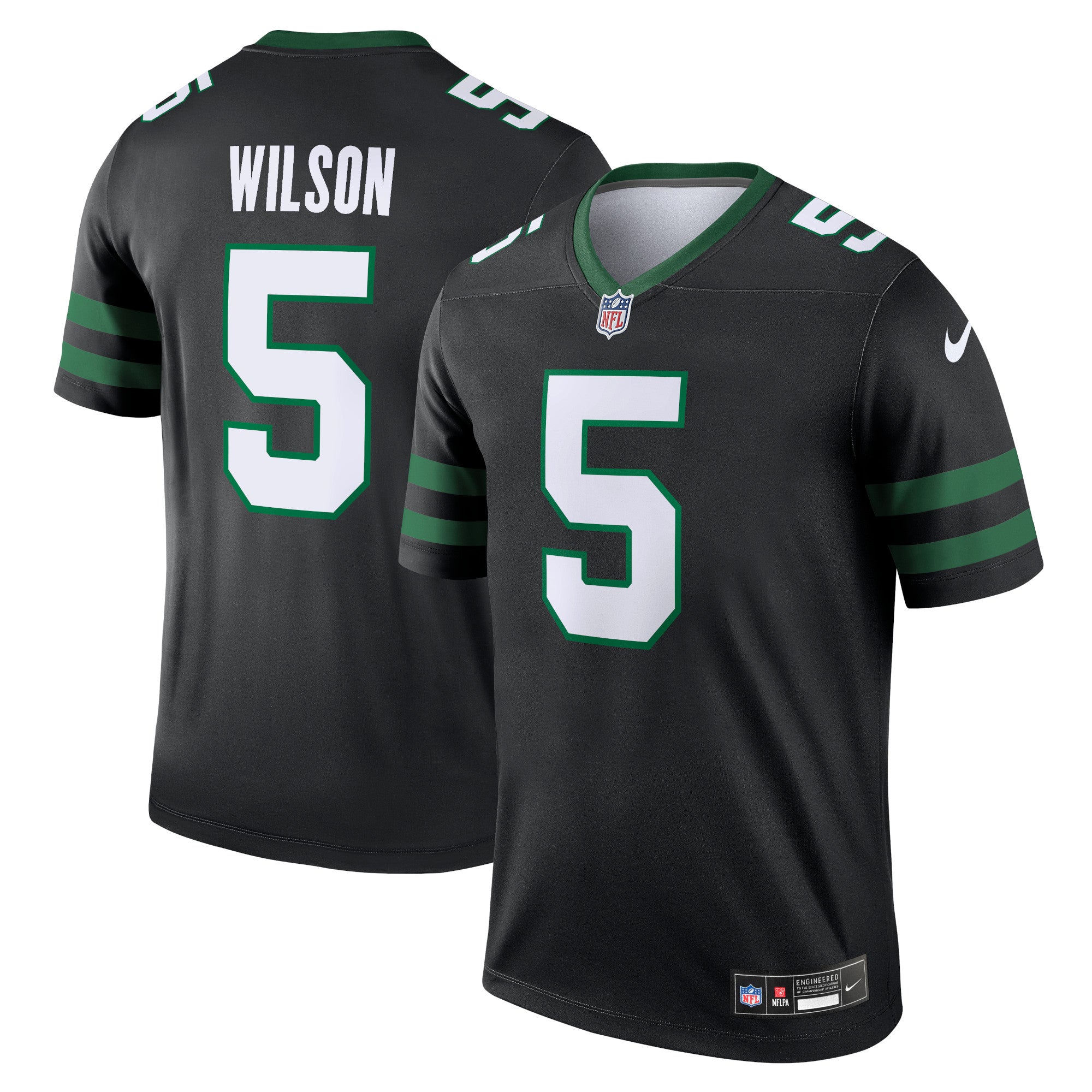 Garrett Wilson New York Jets Nike Legend Jersey - Legacy Green/Black - Image 6