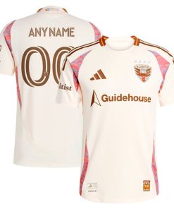 D.C. United adidas 2025 The Soul Kit Authentic Custom Jersey - Natural