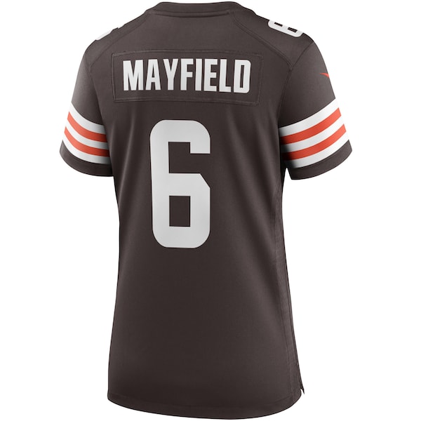 Baker Mayfield Cleveland Browns Nike Women's Game Player Jersey - Brown/White - Image 4
