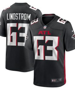 Chris Lindstrom Atlanta Falcons Nike Team Game Jersey -  Black