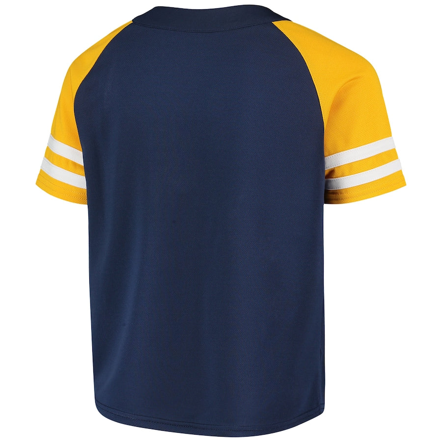 Milwaukee Brewers Youth Team Jersey - Navy/Gold - Image 3