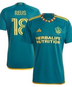 Marco Reus LA Galaxy adidas 2024 LA Kit Replica Player Jersey - Green