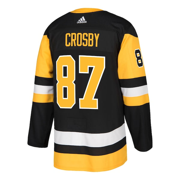 Sidney Crosby Pittsburgh Penguins adidas Authentic Player Jersey - Black - Image 3