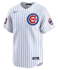 Alternative view of Nico Hoerner Chicago Cubs Nike 2025 MLB World Tour: Tokyo Series Home Limited Player Jersey - White