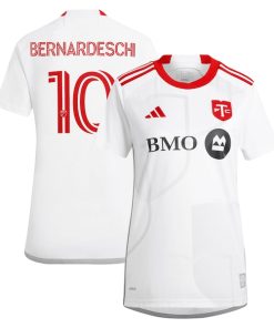 Federico Bernardeschi Toronto FC adidas Women's 2024 GTA Kit Replica Player Jersey?¨C White