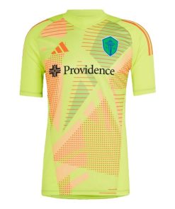 Alternative view of Seattle Sounders FC adidas 2024 Goalkeeper Jersey - Yellow