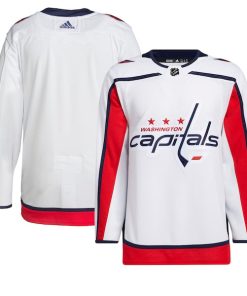 Washington Capitals adidas Men's Away Primegreen Authentic Jersey - White