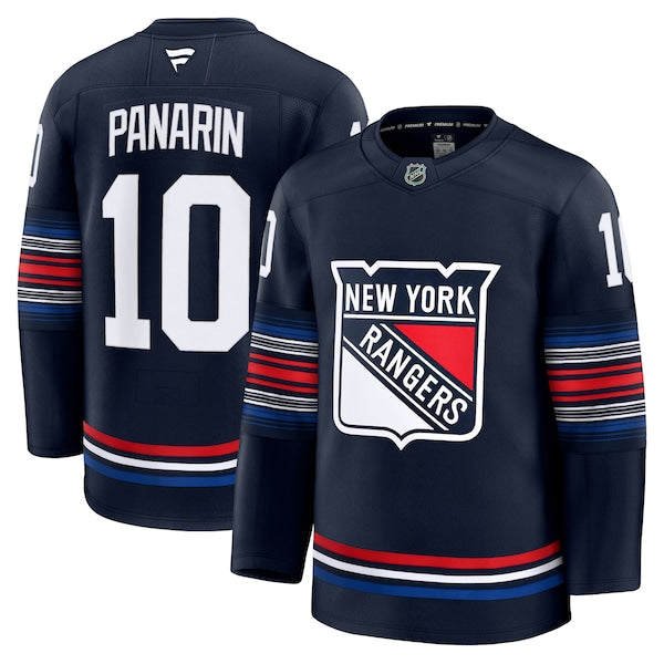 Artemi Panarin New York Rangers Alternate Premium Jersey - Navy/White/Blue - Image 2