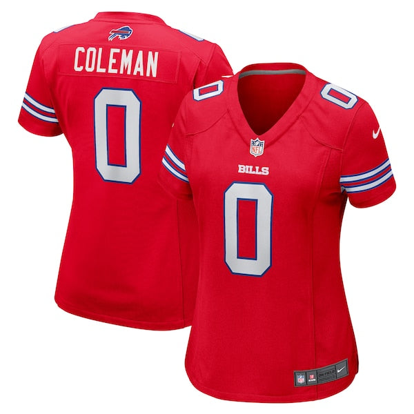 Keon Coleman Buffalo Bills Nike Women's Alternate Game Jersey - Red/Royal - Image 2