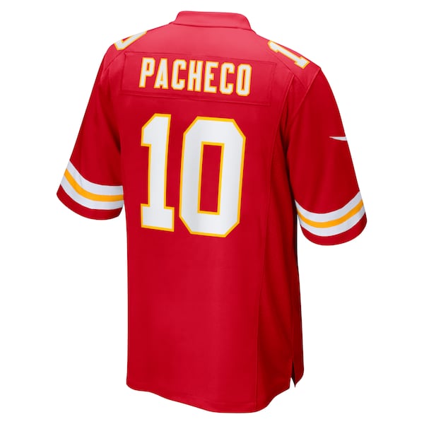Isiah Pacheco Kansas City Chiefs Nike Super Bowl LVII Patch Game Jersey - Red - Image 3