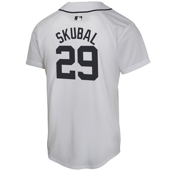Tarik Skubal Detroit Tigers Nike Youth Home Game Player Jersey - White - Image 3