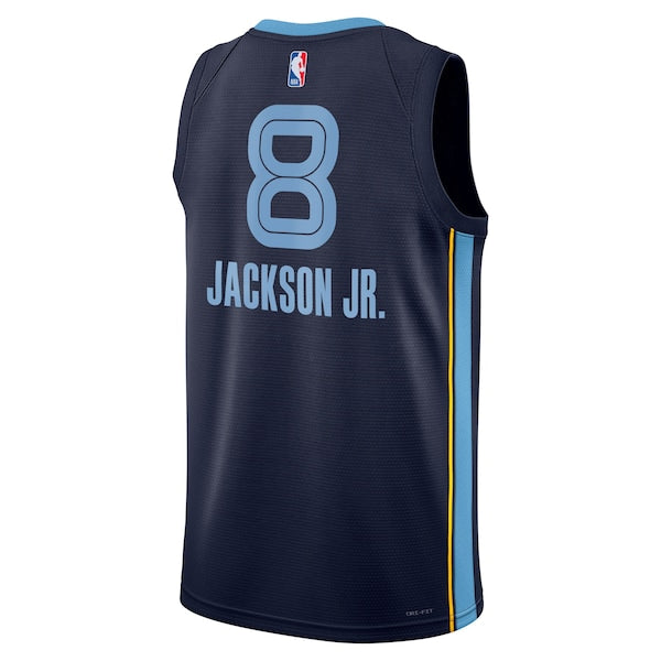 Jaren Jackson Jr. Memphis Grizzlies Nike Unisex Swingman Jersey - Navy - Icon Edition - Image 3