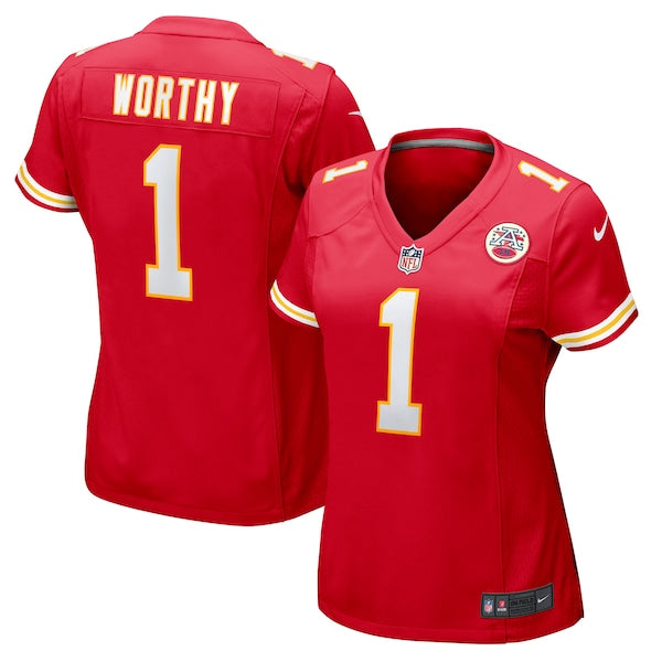 Xavier Worthy Kansas City Chiefs Nike Women's Game Jersey - Red
