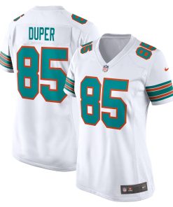 Alternative view of Mark Duper Miami Dolphins Nike Women's Retired Player Jersey - Aqua/White