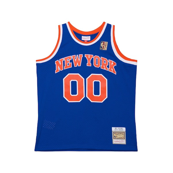MF DOOM x NY Knicks x A New York Story Fashion Jersey - Blue/White