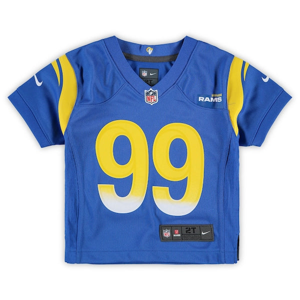 Aaron Donald Los Angeles Rams Nike Toddler Game Jersey - Royal - Image 2