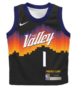 Alternative view of Devin Booker Phoenix Suns Nike Preschool 2025/26 City Edition Swingman Jersey - Black