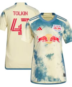 John Tolkin New York Red Bulls adidas Women's 2024 Daniel Patrick Kit Replica Jersey - Yellow