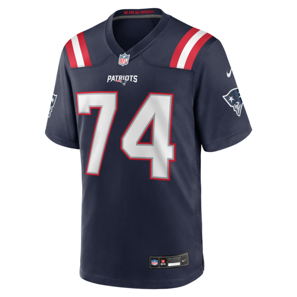 Royce Newman New England Patriots Nike Team Game Jersey - Navy - Image 2