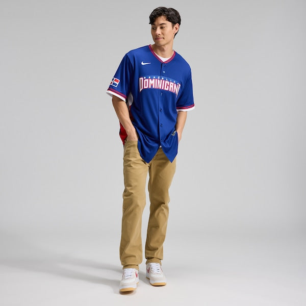 Dominican Republic Baseball Nike 2026 World Baseball Classic Road Stadium Jersey - Royal/White - Image 4