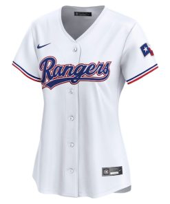 Alternative view of Texas Rangers Nike Women's Home Limited Jersey - White
