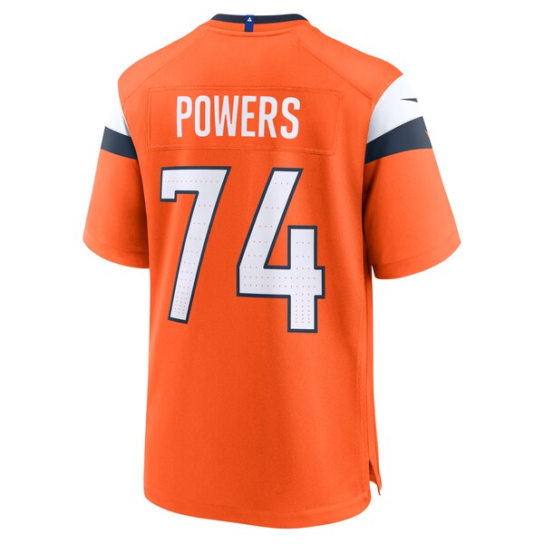 Ben Powers Denver Broncos Nike Team Game Jersey - Orange - Image 4