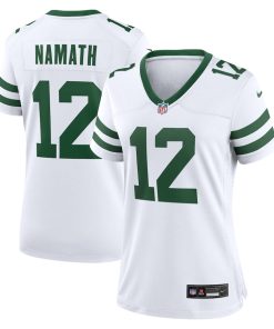 Joe Namath New York Jets Nike Women's Legacy Retired Player Game Jersey - White
