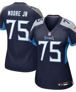 Dan Moore Jr. Tennessee Titans Nike Women's Team Game Jersey -  Navy