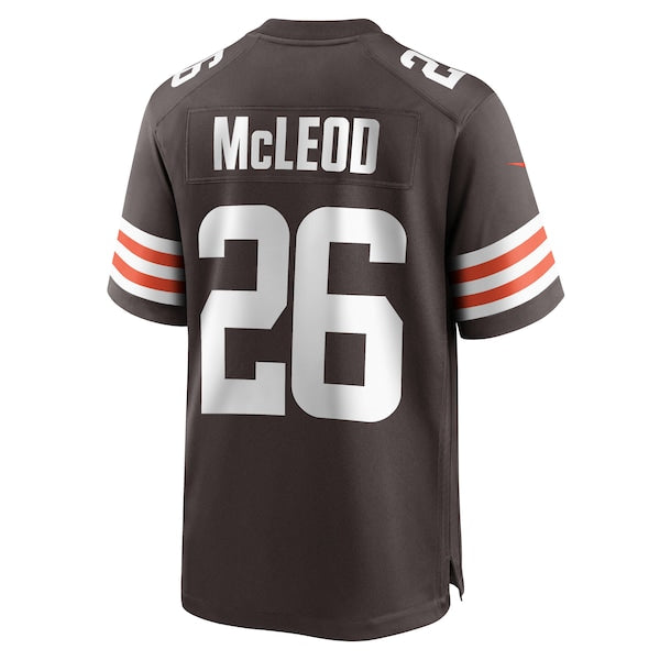 Rodney McLeod Cleveland Browns Nike Team Game Jersey - Brown - Image 3