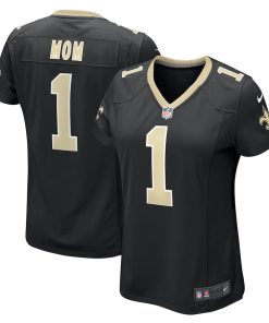 Number 1 Mom New Orleans Saints Nike Women's Game Jersey - Black
